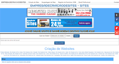 Desktop Screenshot of empresadecriacaodesites.com