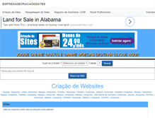 Tablet Screenshot of empresadecriacaodesites.com